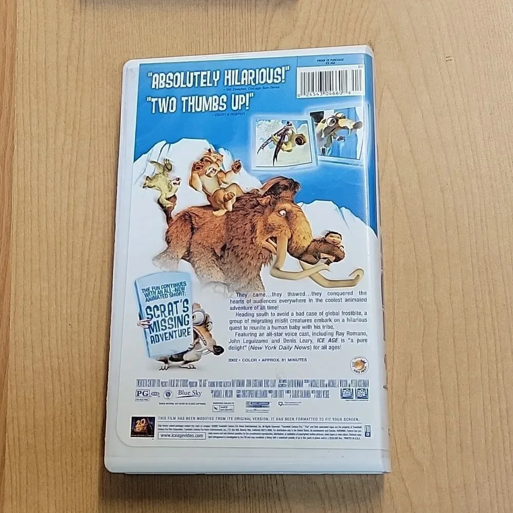 Ice Age vhs and dvds‎